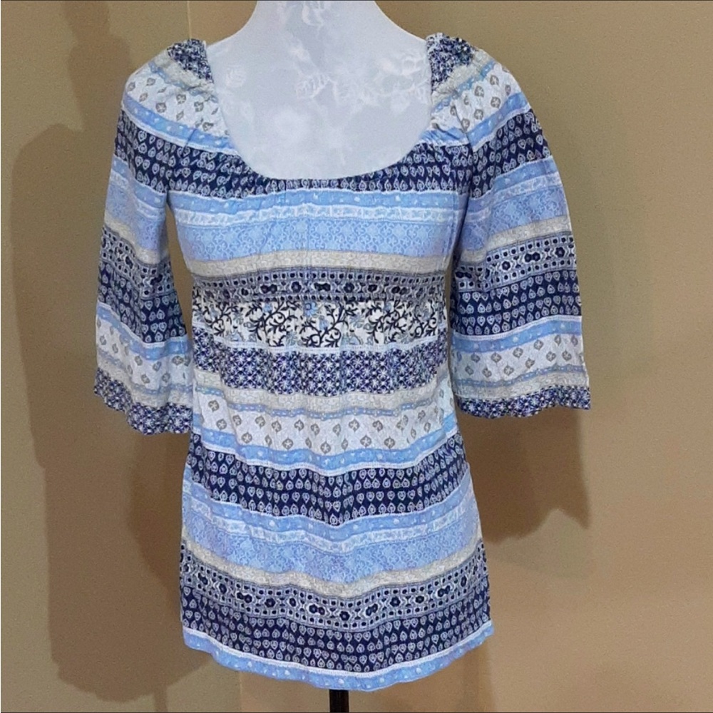 Boho maternity top EUC size 4/6